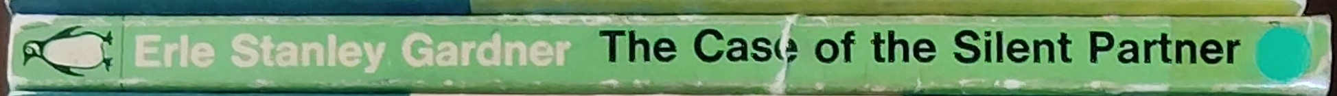 Erle Stanley Gardner  THE CASE OF THE SILENT PARTNER spine of book image