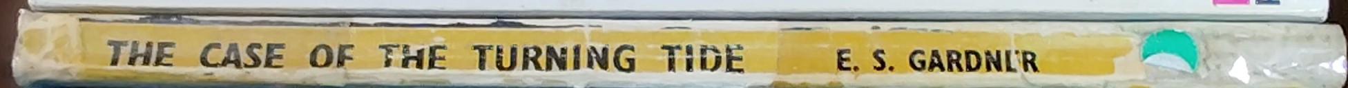 Erle Stanley Gardner  THE CASE OF THE TURNING TIDE spine of book image