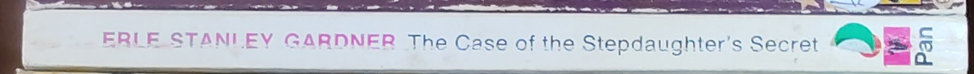 Erle Stanley Gardner  THE CASE OF THE STEPDAUGHTER'S SECRET spine of book image