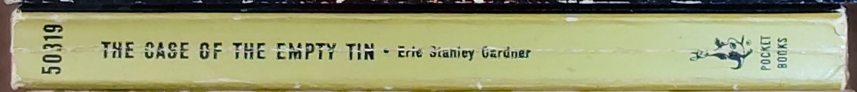 Erle Stanley Gardner  THE CASE OF THE EMPTY TIN spine of book image