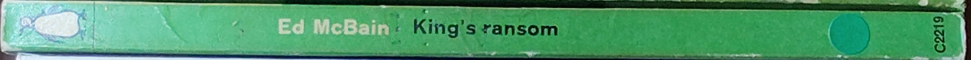 Ed McBain  KING'S RANSOM spine of book image