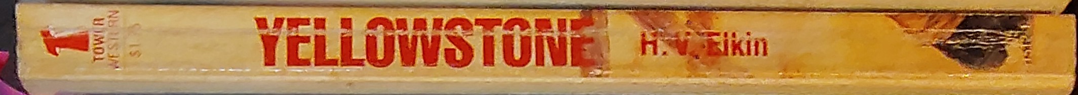 H.V. Elkin  CUTLER #4: YELLOWSTONE spine of book image