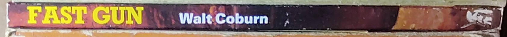 Walt Coburn  FAST GUN spine of book image