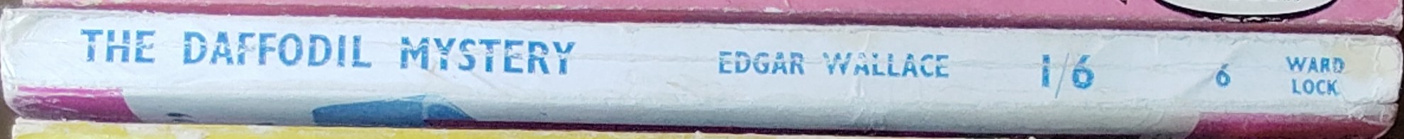 Edgar Wallace  THE DAFFODIL MYSTERY spine of book image