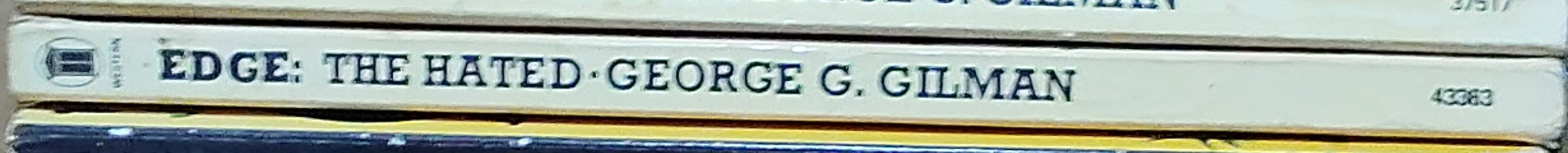 George G. Gilman  EDGE 33: THE HATED spine of book image