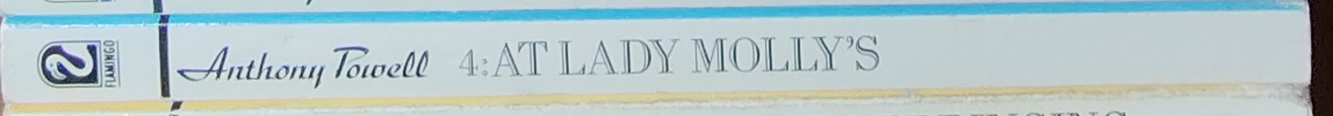 Anthony Powell  AT LADY MOLLY'S spine of book image
