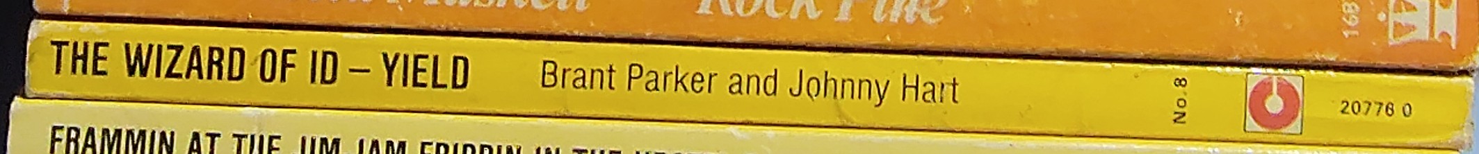 Johnny Hart  THE WIZARD OF ID - YIELD! spine of book image