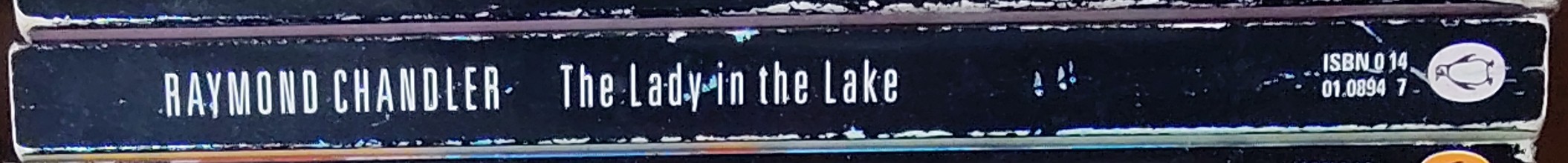 Raymond Chandler  THE LADY IN THE LAKE spine of book image