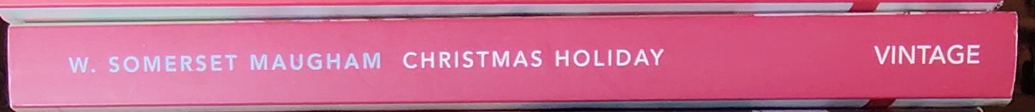 W.Somerset Maugham  CHRISTMAS HOLIDAY spine of book image