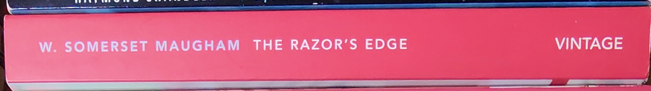 W.Somerset Maugham  THE RAZOR'S EDGE spine of book image