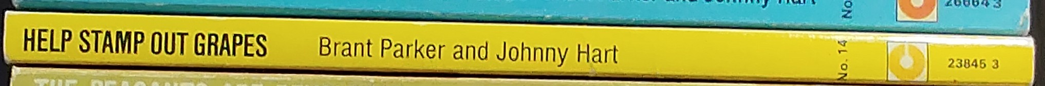 Johnny Hart  HELP STAMP OUT GRAPES spine of book image