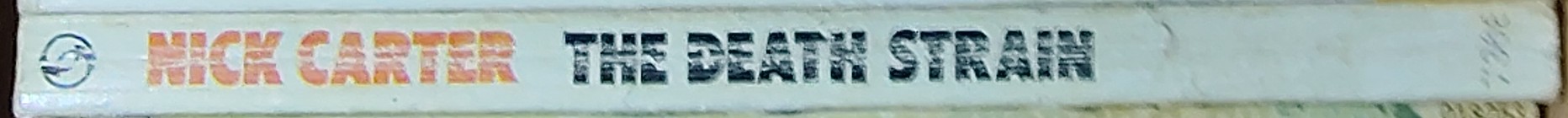Nick Carter  THE DEATH STRAIN spine of book image