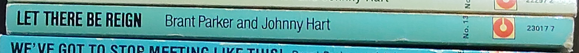 Johnny Hart  LET THERE BE REIGN spine of book image