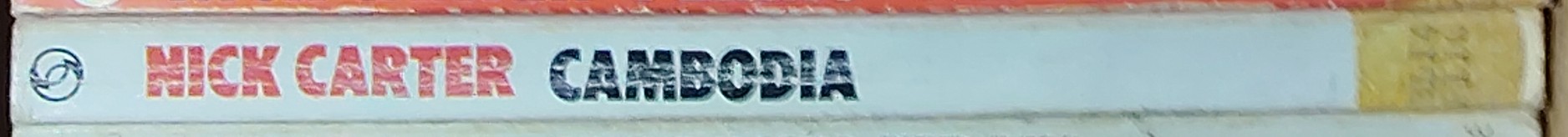 Nick Carter  CAMBODIA spine of book image