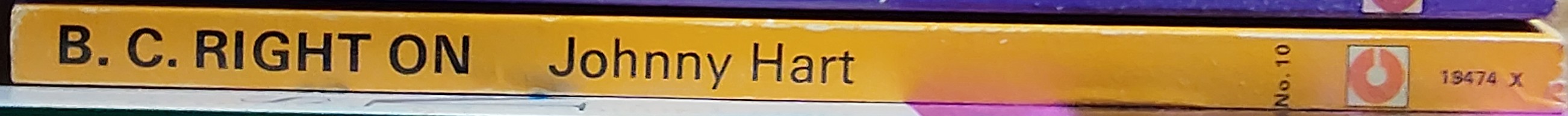 Johnny Hart  B.C. RIGHT ON spine of book image