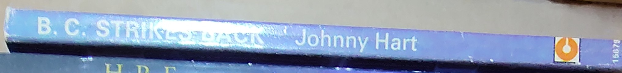 Johnny Hart  B.C. STRIKES BACK spine of book image