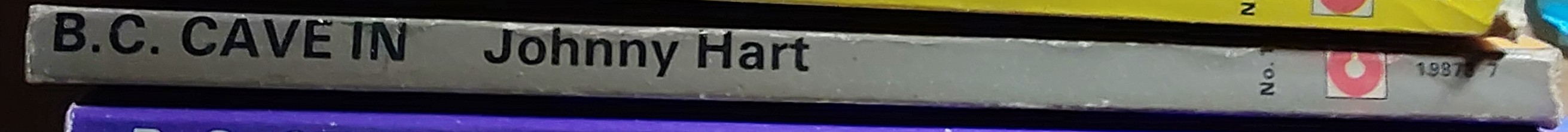 Johnny Hart  B.C. CAVE IN spine of book image