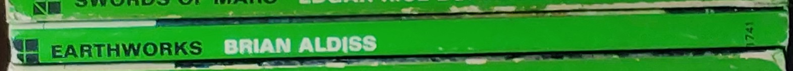 Brian Aldiss  EARTHWORKS spine of book image