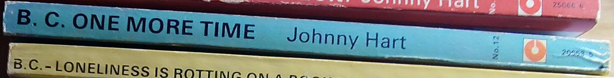 Johnny Hart  B.C. ONE MORE TIME spine of book image
