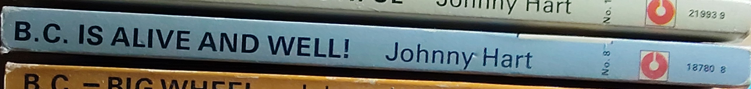 Johnny Hart  B.C. IS ALIVE AND WELL spine of book image