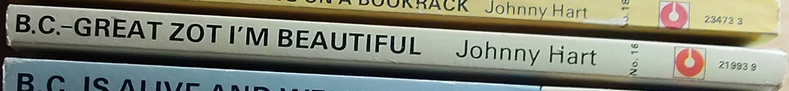 Johnny Hart  B.C. GREAT ZOT I'M BEAUTIFUL spine of book image