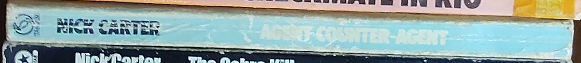 Nick Carter  AGENT COUNTER-AGENT spine of book image