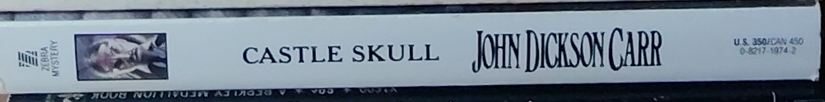 John Dickson Carr  CASTLE SKULL spine of book image