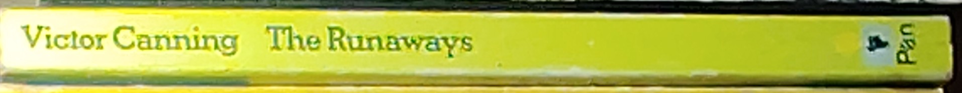 Victor Canning  THE RUNAWAYS spine of book image