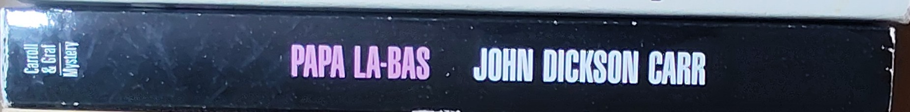 John Dickson Carr  PAPA LA-BAS spine of book image
