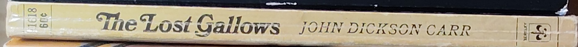 John Dickson Carr  THE LOST GALLOWS spine of book image