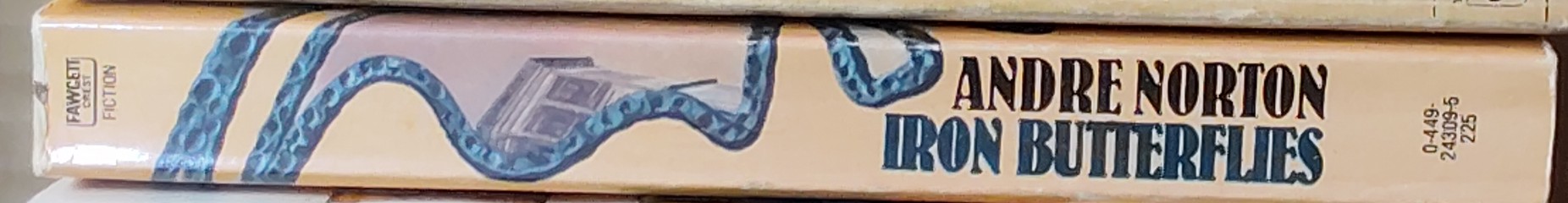 Andre Norton  IRON BUTTERFLIES spine of book image