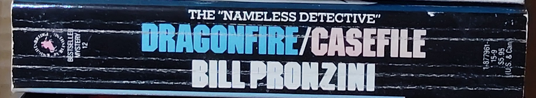Bill Pronzini  DRAGONFIRE / CASEFILE (Double volume edition) spine of book image