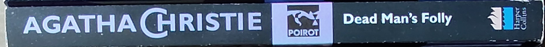 Agatha Christie  DEAD MAN'S FOLLY spine of book image