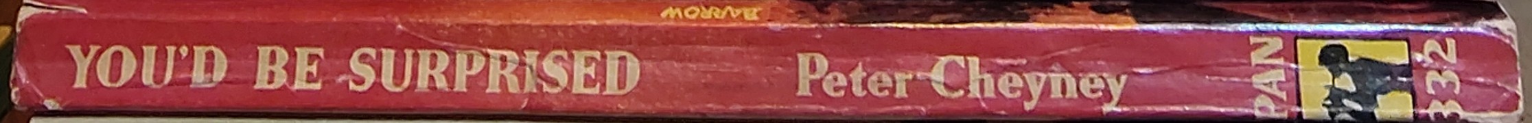 Peter Cheyney  YOU'D BE SURPRISED spine of book image
