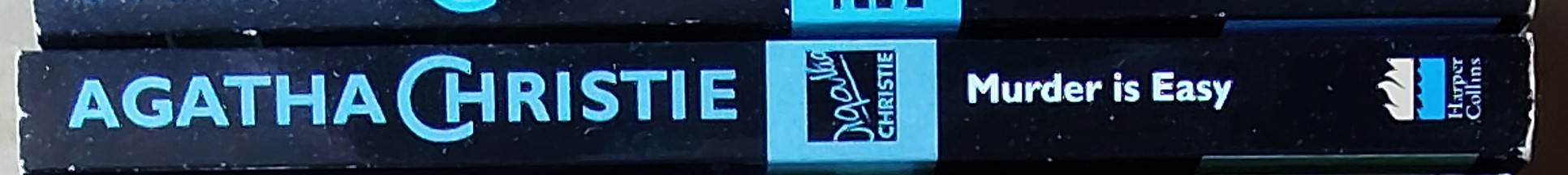 Agatha Christie  MURDER IS EASY spine of book image