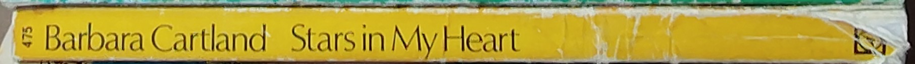 Barbara Cartland  STARS IN MY HEART spine of book image
