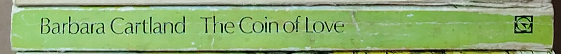 Barbara Cartland  THE COIN OF LOVE spine of book image