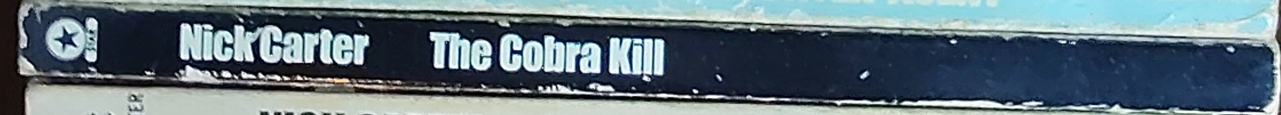Nick Carter  THE COBRA KILL spine of book image