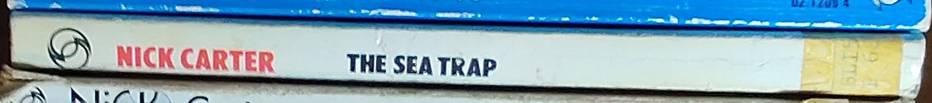 Nick Carter  THE SEA TRAP spine of book image