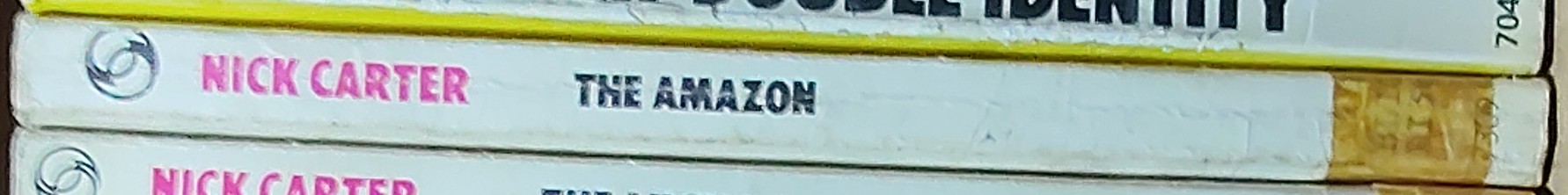 Nick Carter  THE AMAZON spine of book image
