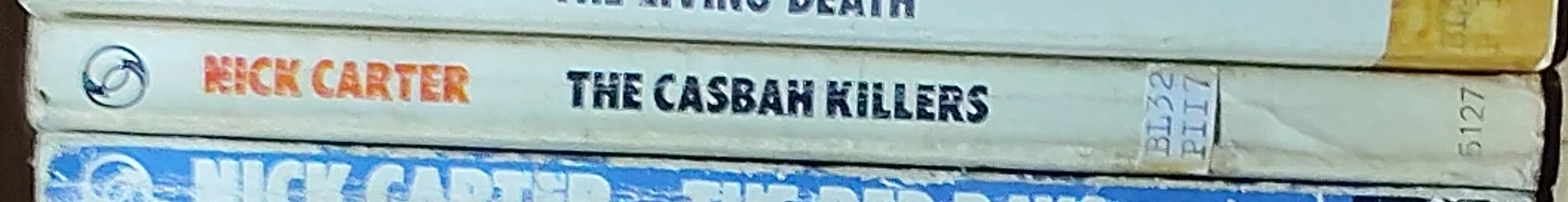 Nick Carter  THE CASBAH KILLERS spine of book image