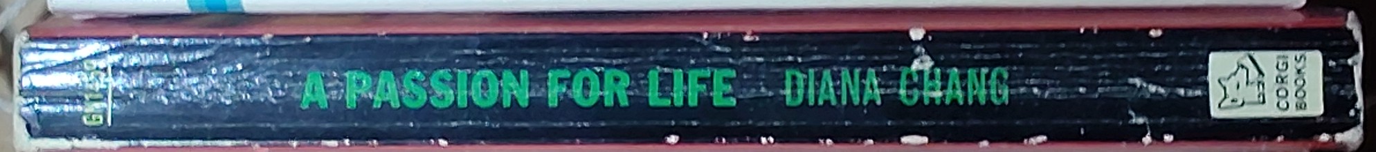 Diana Chang  A PASSION FOR LIFE spine of book image