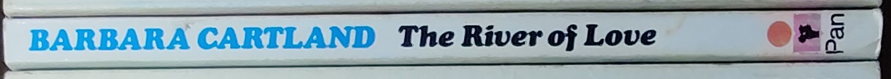 Barbara Cartland  THE RIVER OF LOVE spine of book image