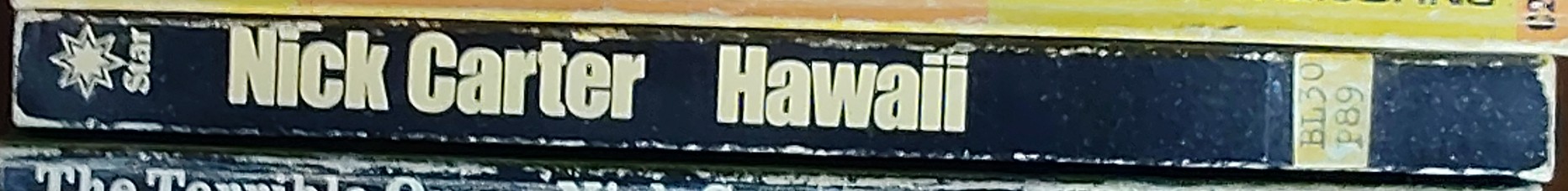 Nick Carter  HAWAII spine of book image