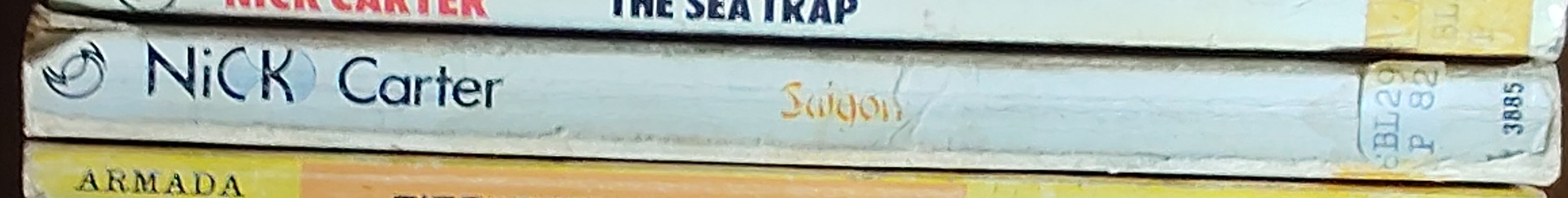 Nick Carter  SAIGON spine of book image