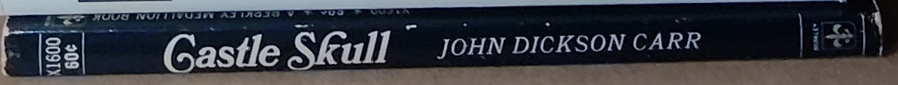 John Dickson Carr  CASTLE SKULL spine of book image