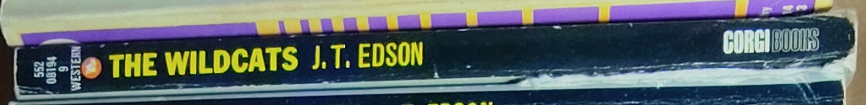 J.T. Edson  THE WILDCATS spine of book image