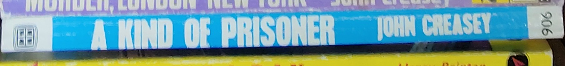 John Creasey  A KIND OF PRISONER (Department 'Z') spine of book image