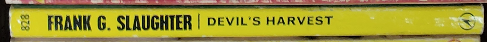 Frank G. Slaughter  DEVIL'S HARVEST spine of book image
