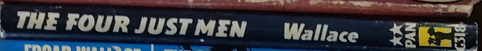 Edgar Wallace  THE FOUR JUST MEN spine of book image